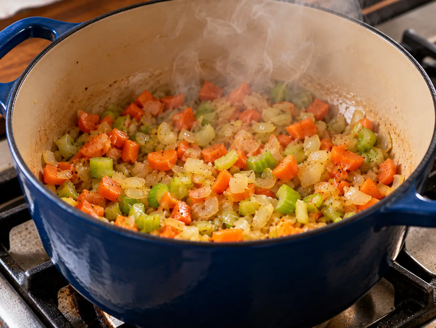 Step 1 of Rustic Lentil and Vegetable Soup