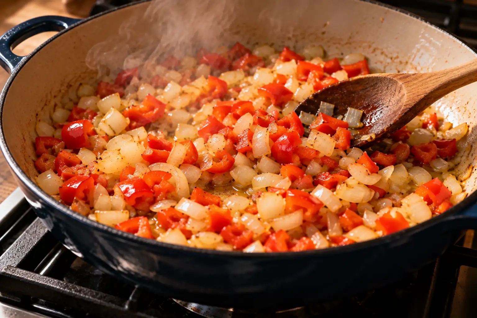 Step 1 of Rustic Vegetable and Bean Skillet