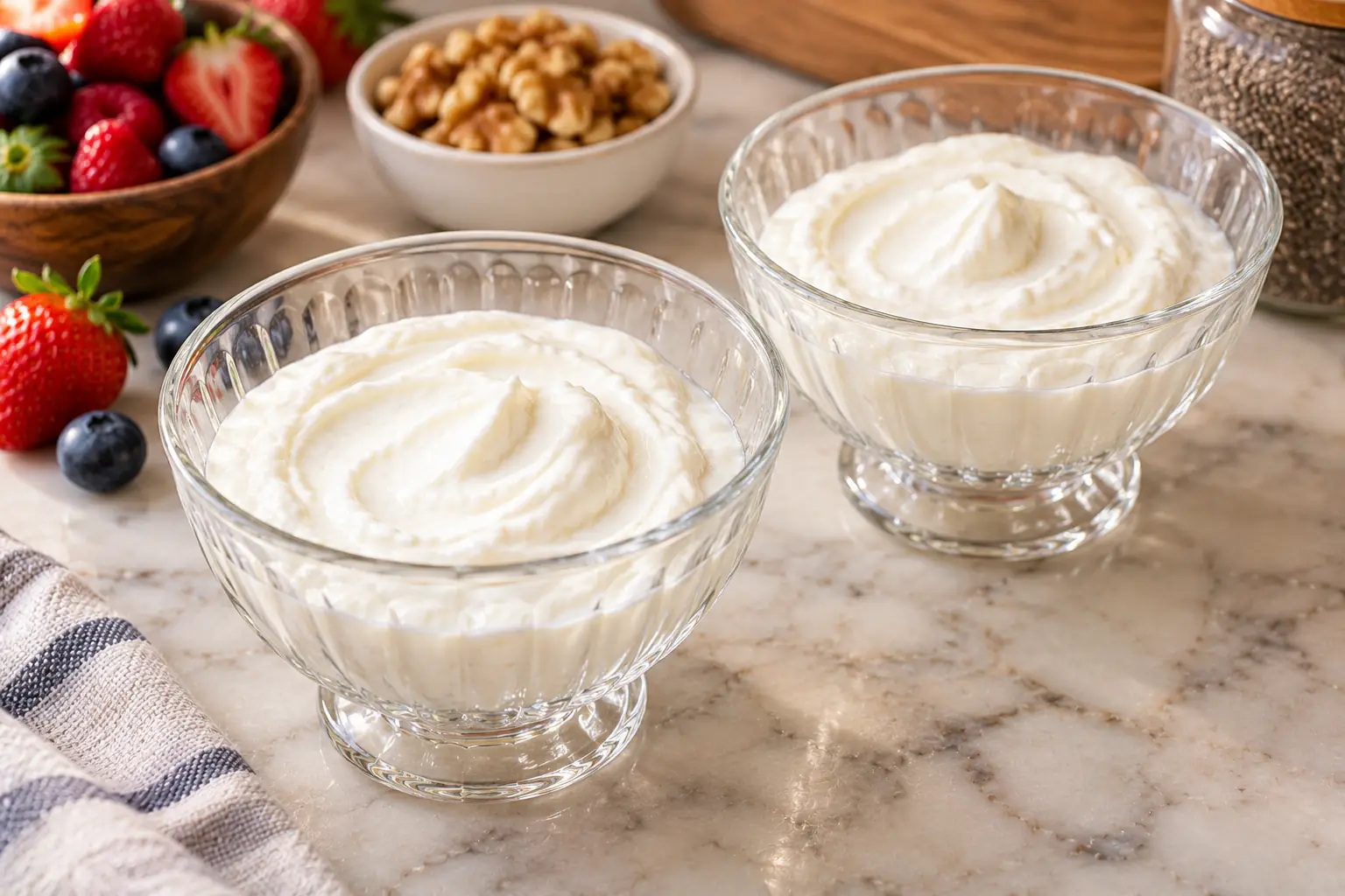 Step 1 of Greek Yogurt with Fresh Fruit and Nuts