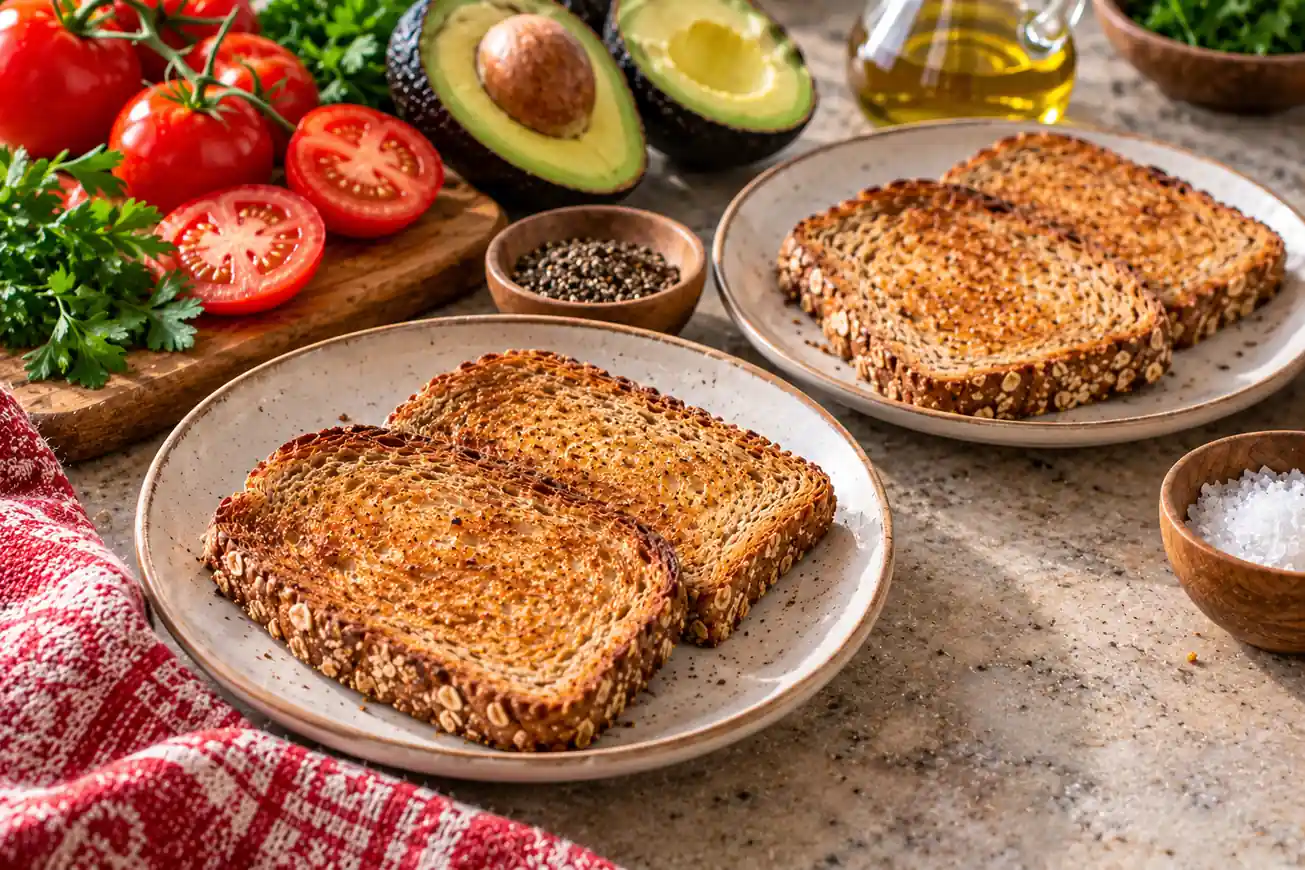 Step 1 of Whole-Grain Toast with Avocado and Tomatoes
