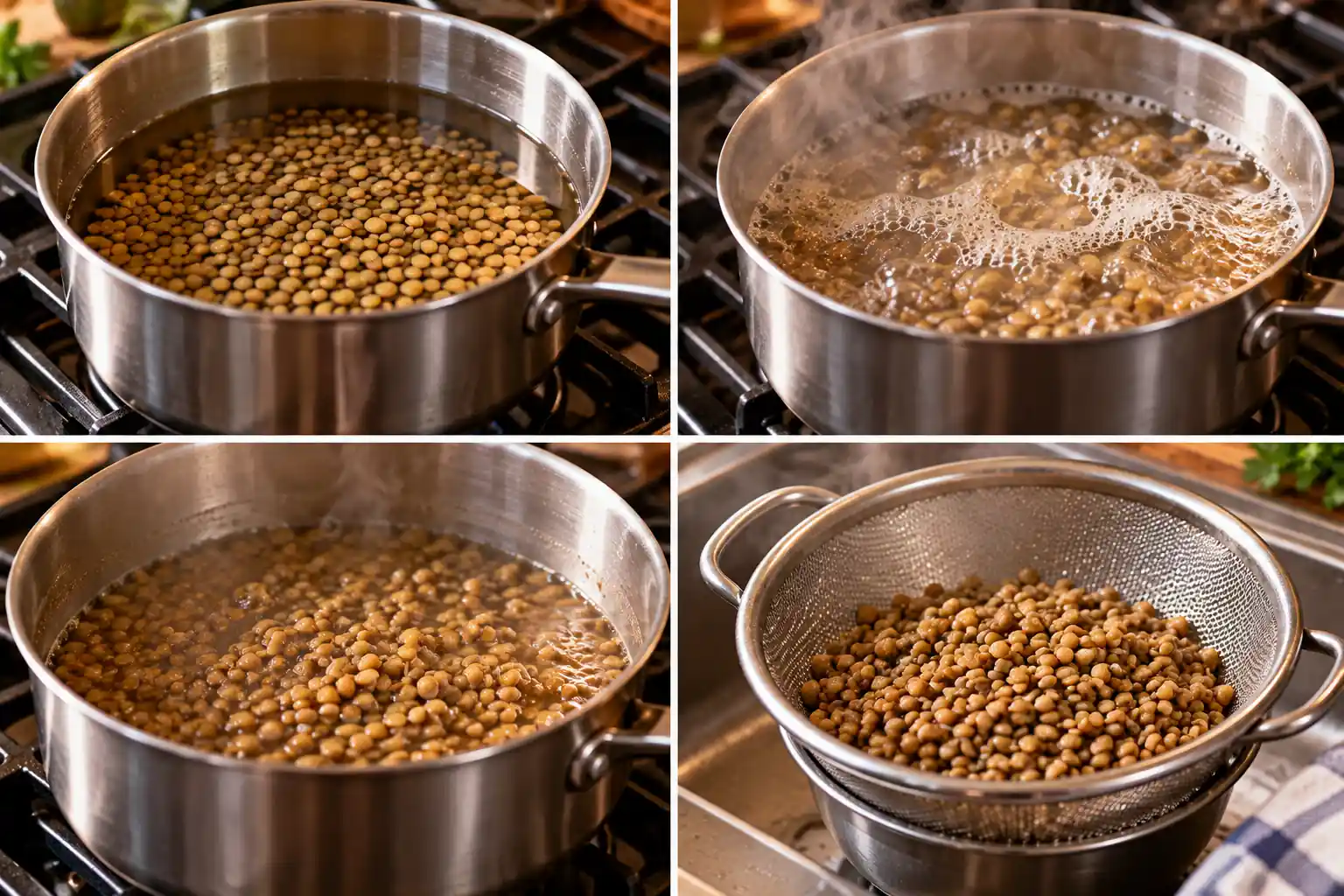 Step 2 of Mediterranean Vegetable and Lentil Bake