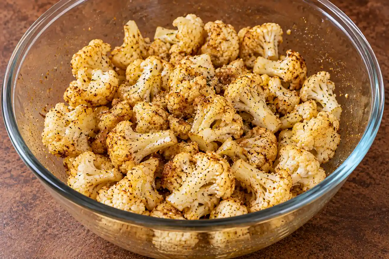 Step 2 of Roasted Cauliflower with Tahini and Toasted Almonds