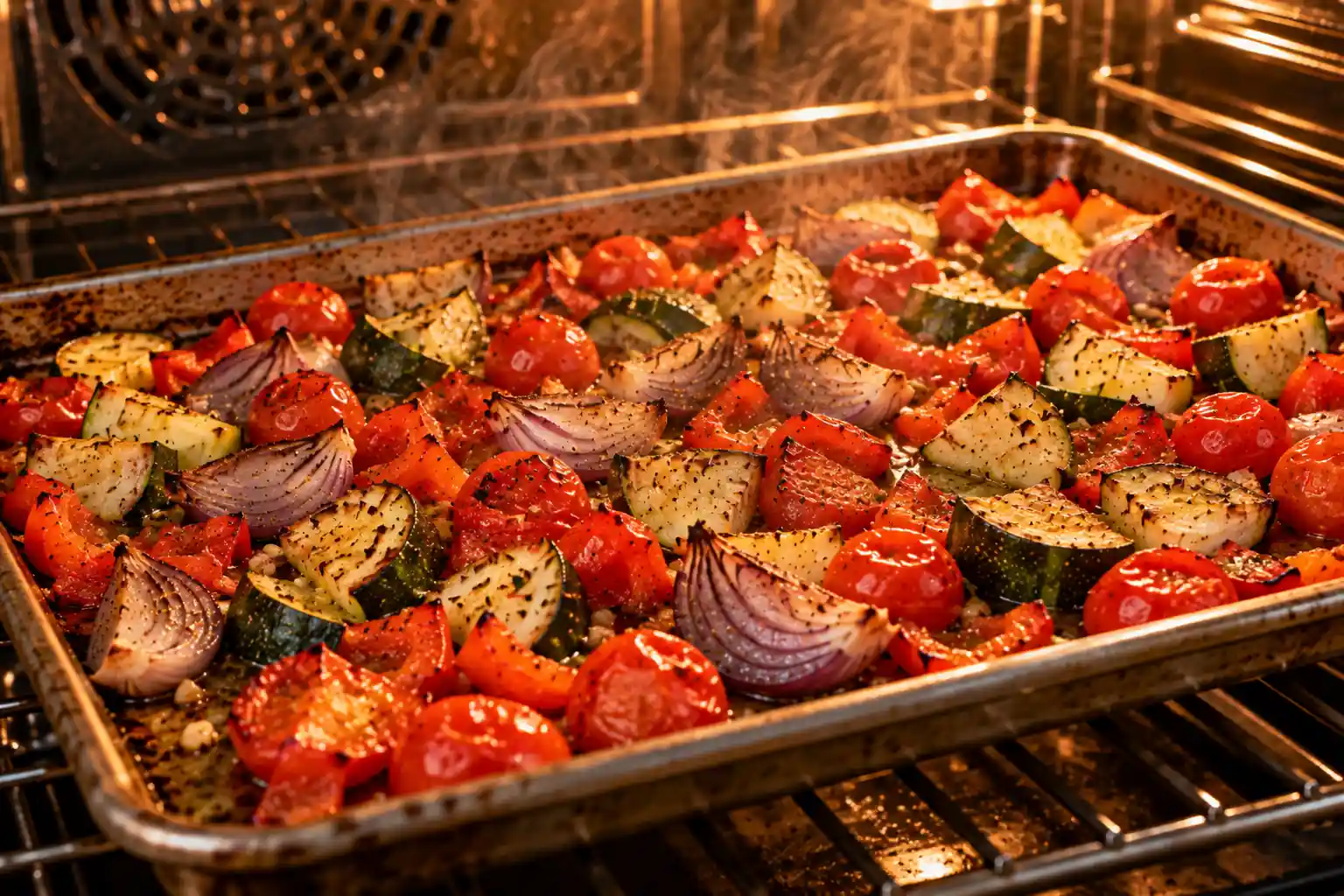 Step 3 of Lemon-Herb Quinoa with Roasted Vegetables