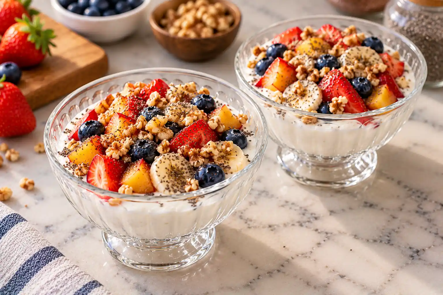 Step 3 of Greek Yogurt with Fresh Fruit and Nuts