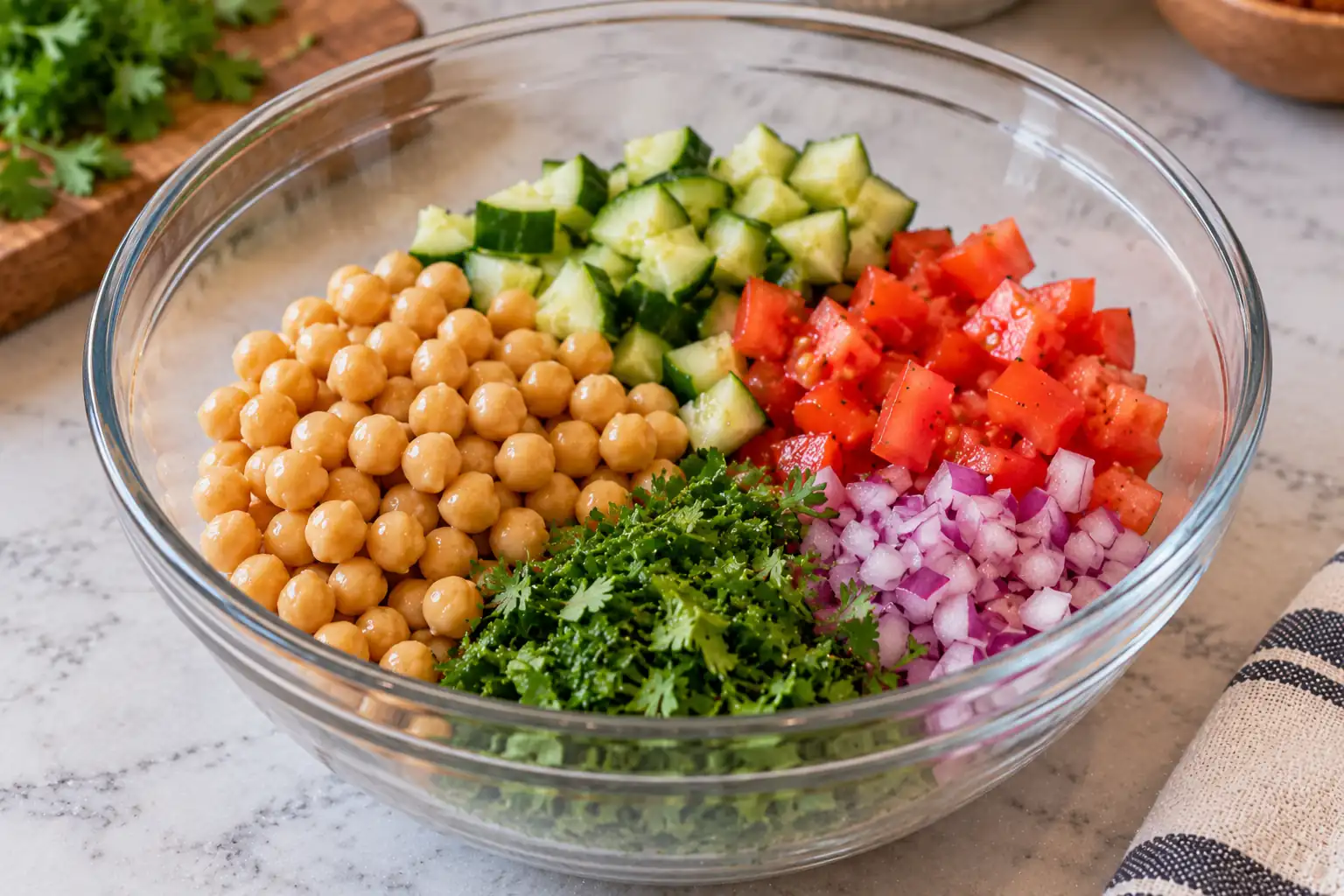 Step 3 of Bulgur and Chickpea Bowl