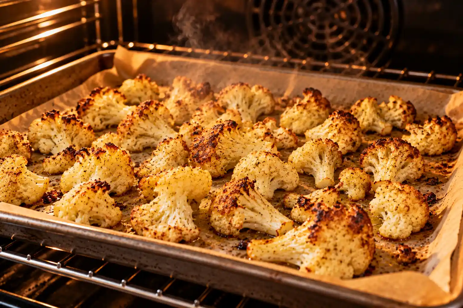 Step 3 of Roasted Cauliflower with Tahini and Toasted Almonds