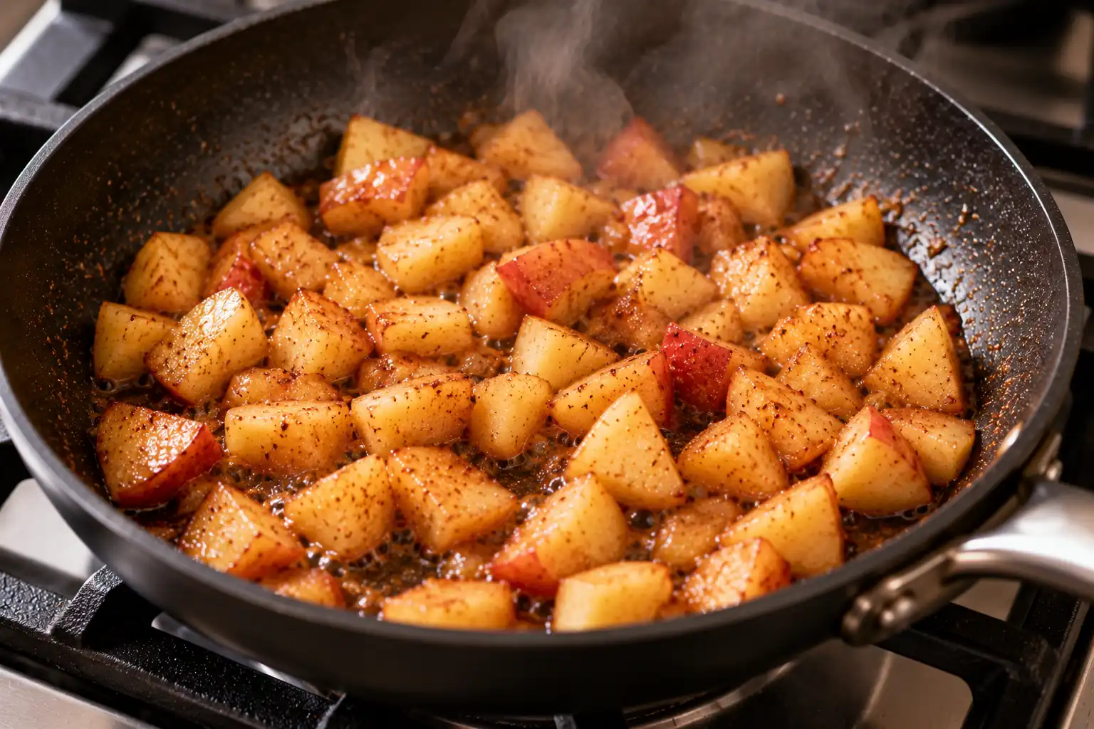 Step 4 of Warm Cinnamon Apple and Oat Bowl