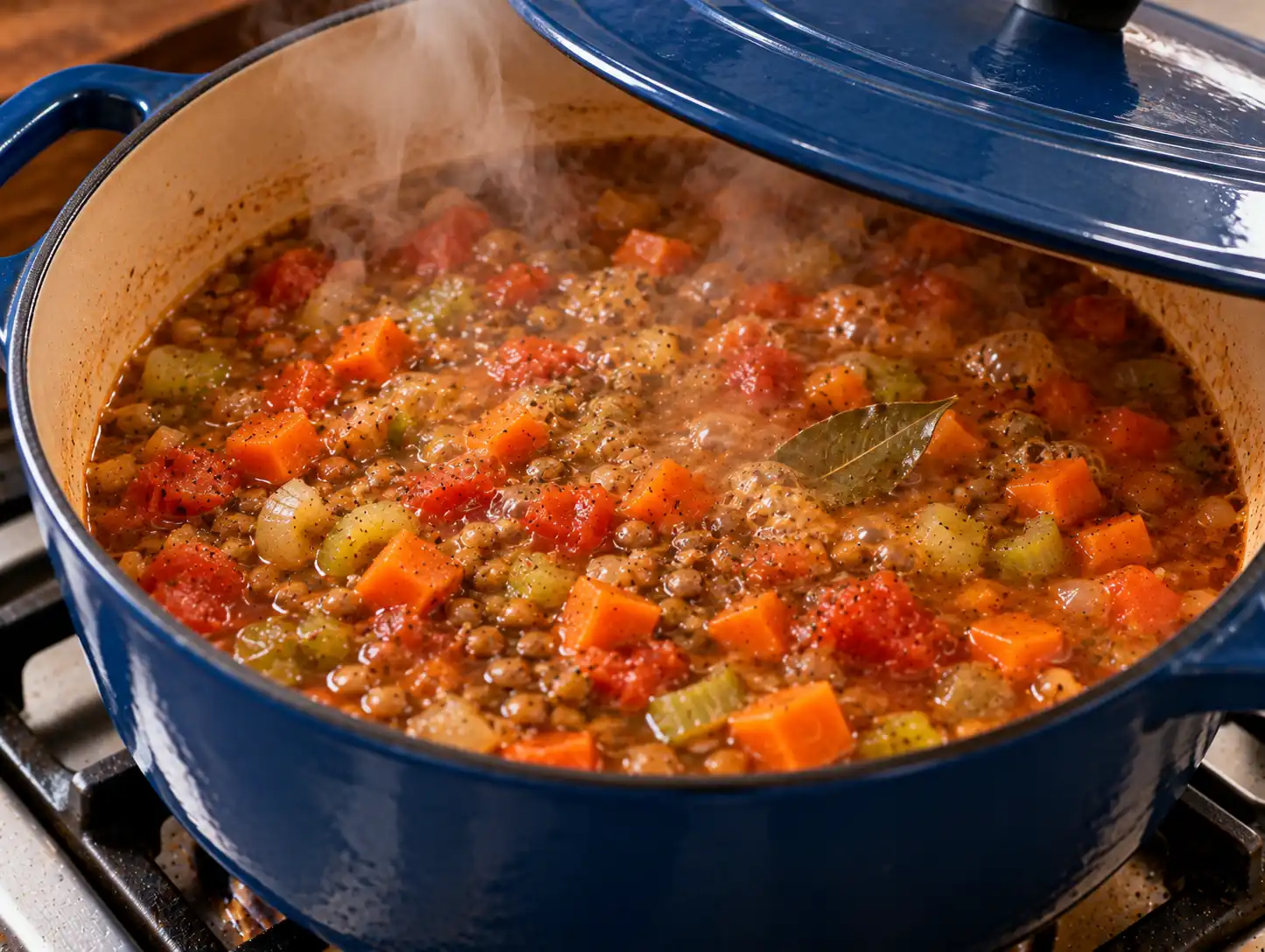 Step 4 of Rustic Lentil and Vegetable Soup