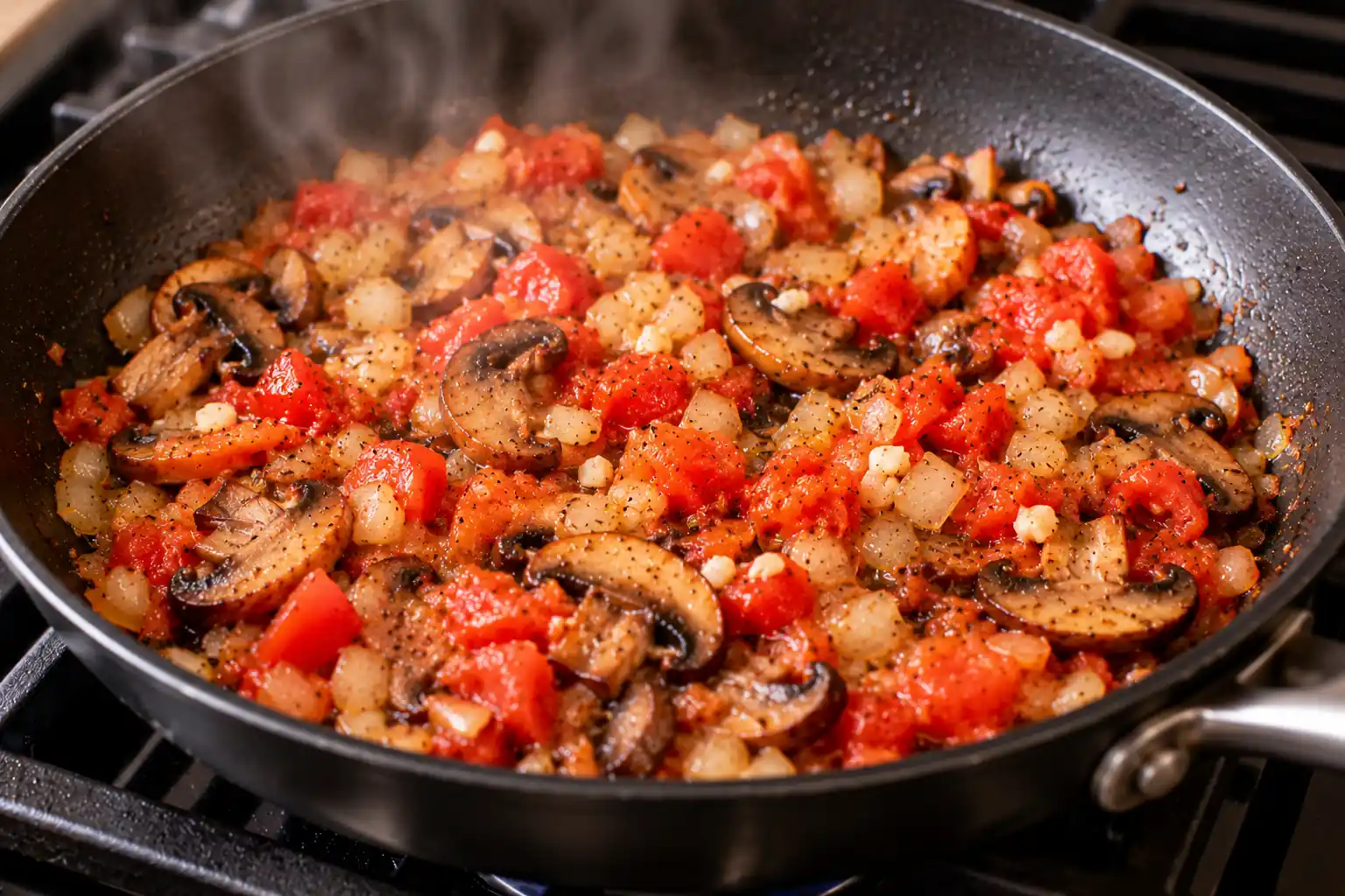 Step 4 of Savory Oatmeal with Vegetables and Herbs