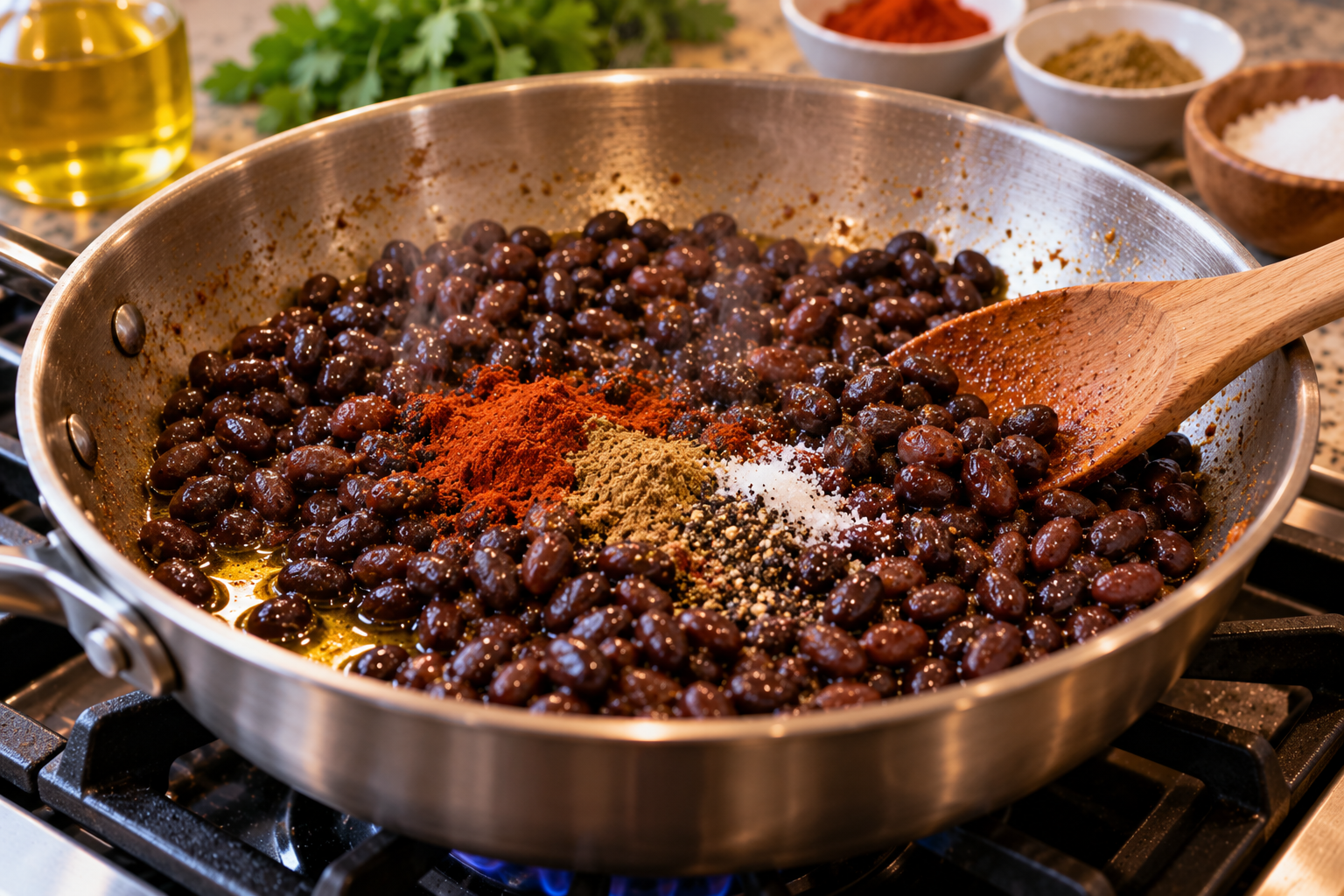 Step 5 of Black Bean and Vegetable Grain Bowl