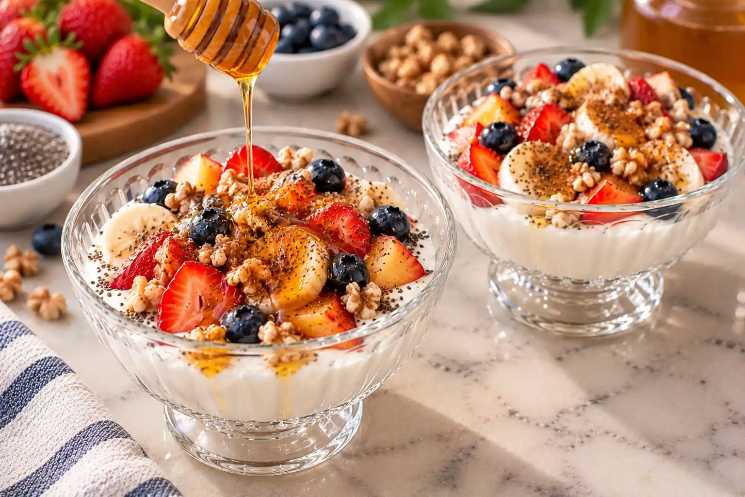 Step 5 of Greek Yogurt with Fresh Fruit and Nuts