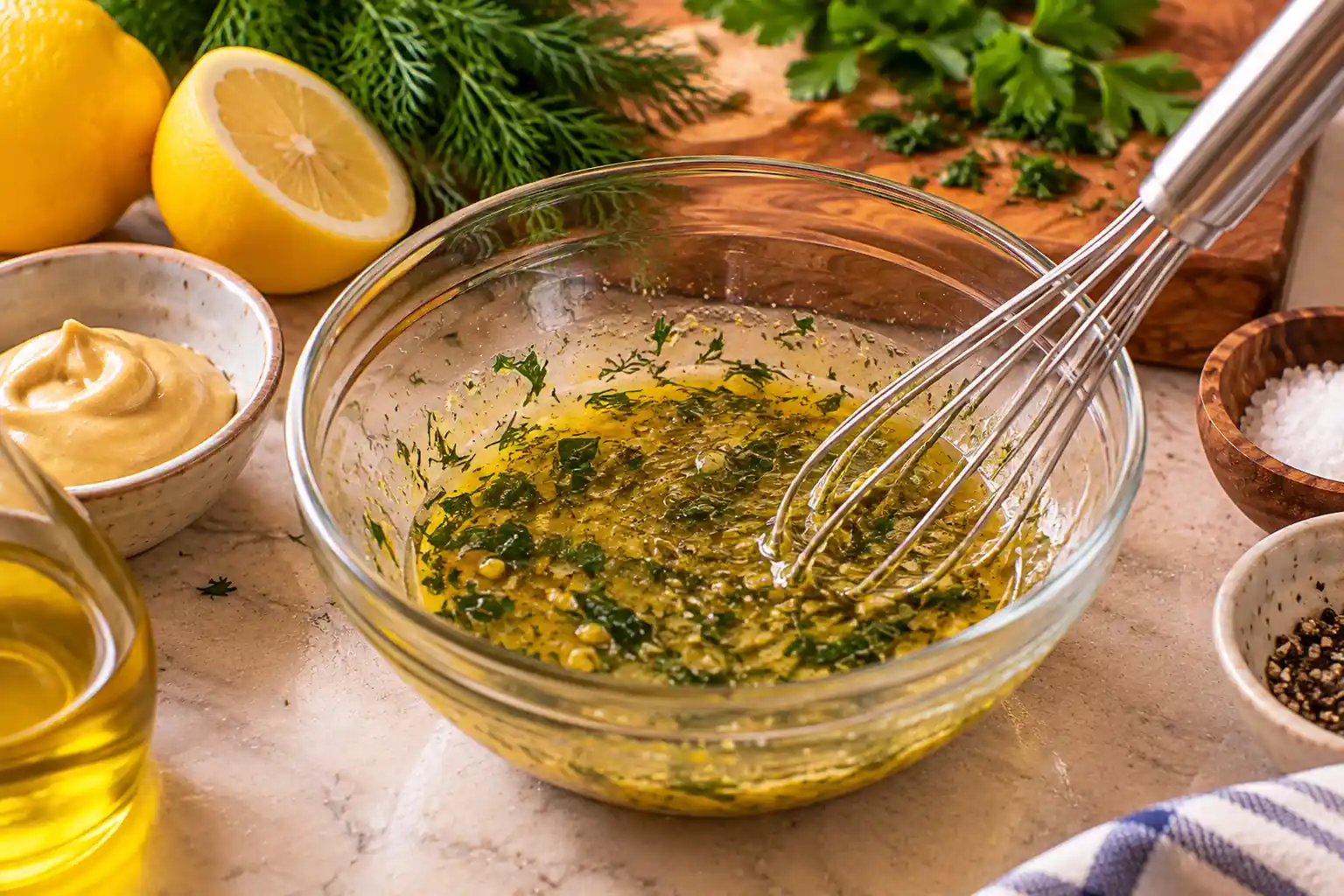 Step 5 of Lemon-Dill Potato Salad with Green Beans