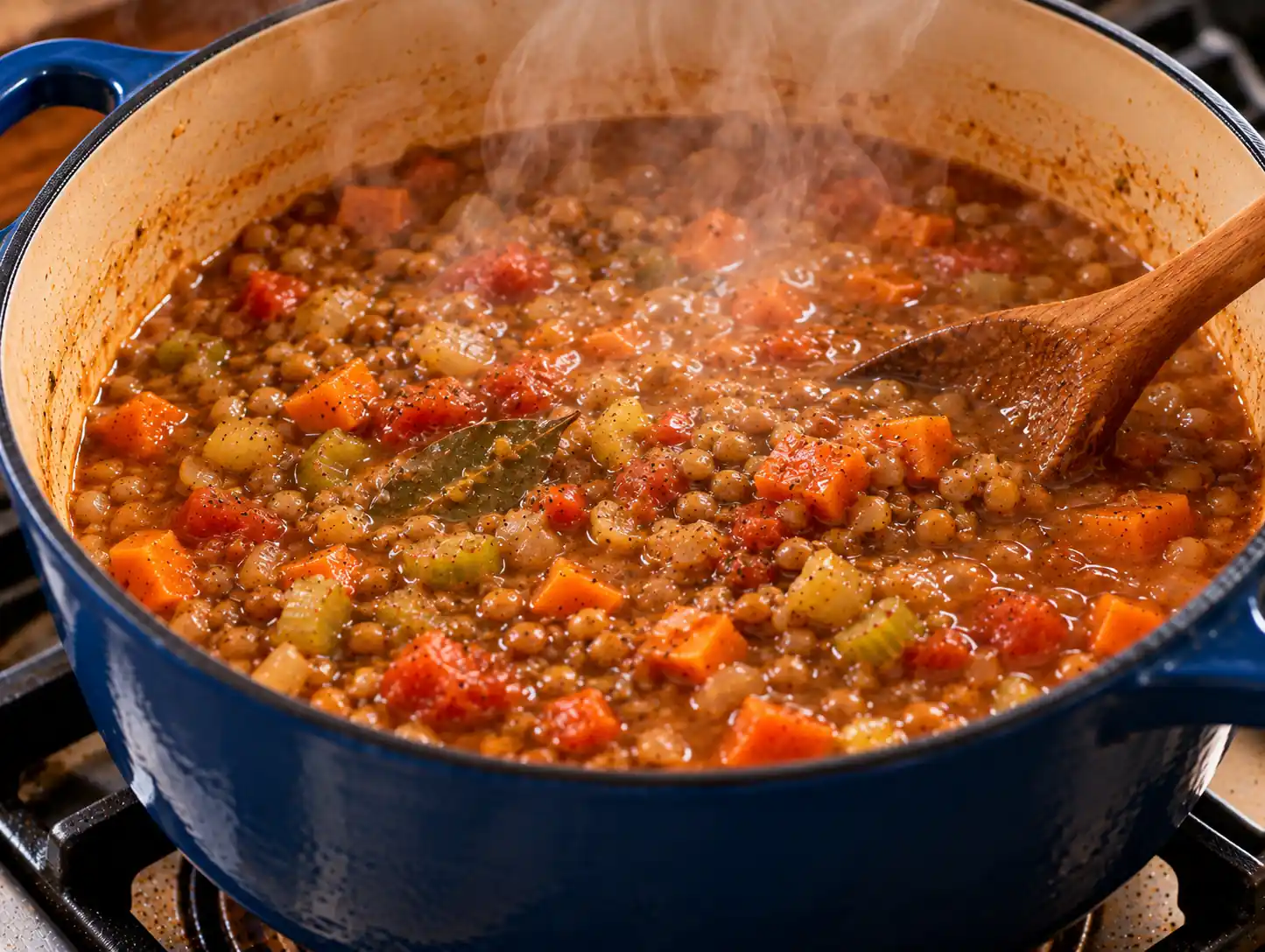 Step 5 of Rustic Lentil and Vegetable Soup