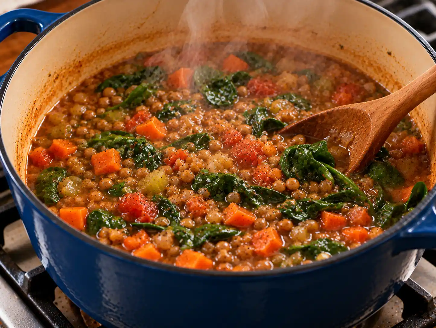 Step 6 of Rustic Lentil and Vegetable Soup